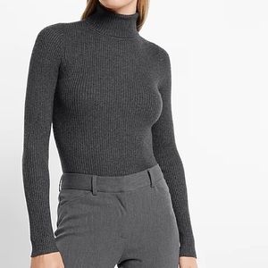 Express Ribbed Turtleneck Sweater